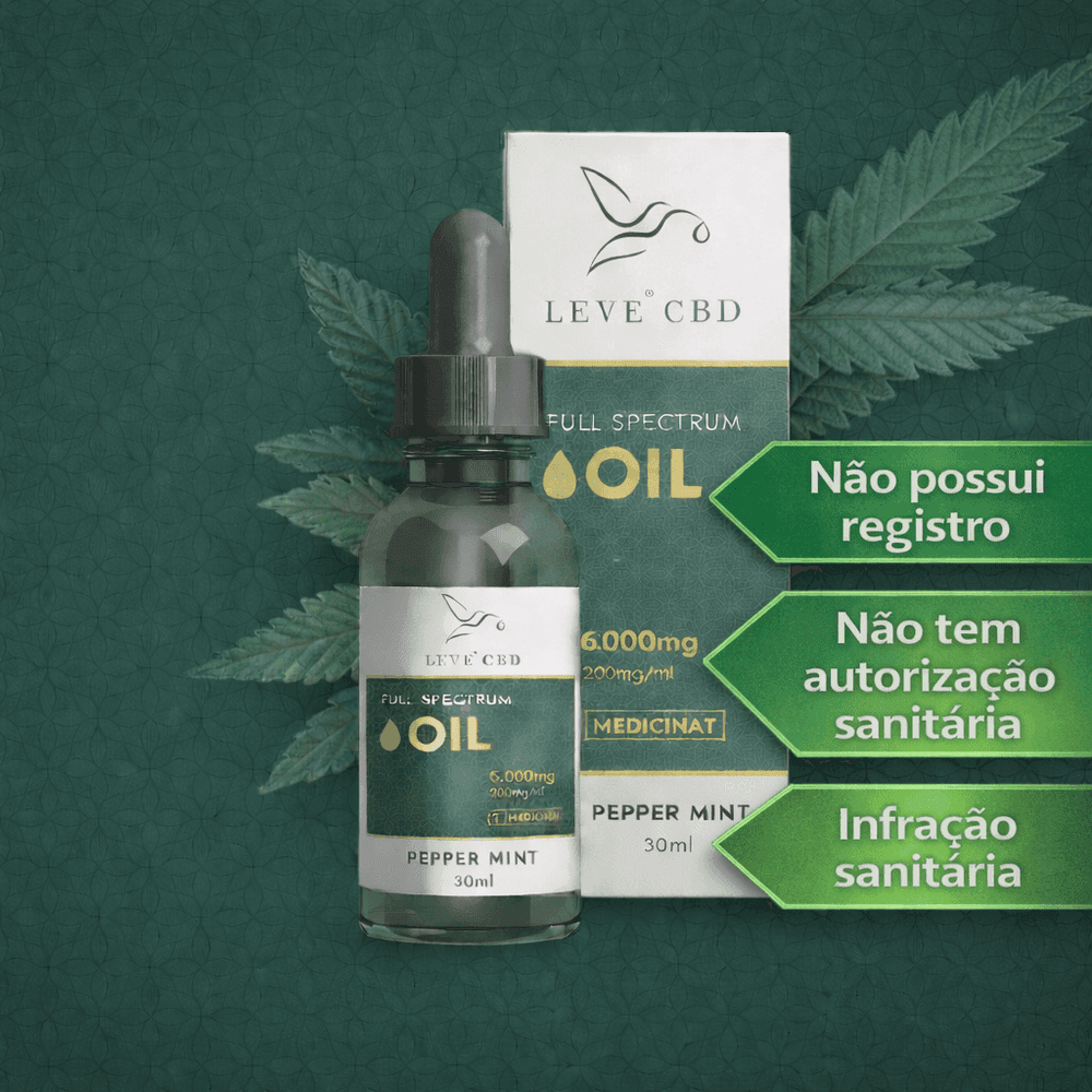 Óleo de cannabis Leve CBD