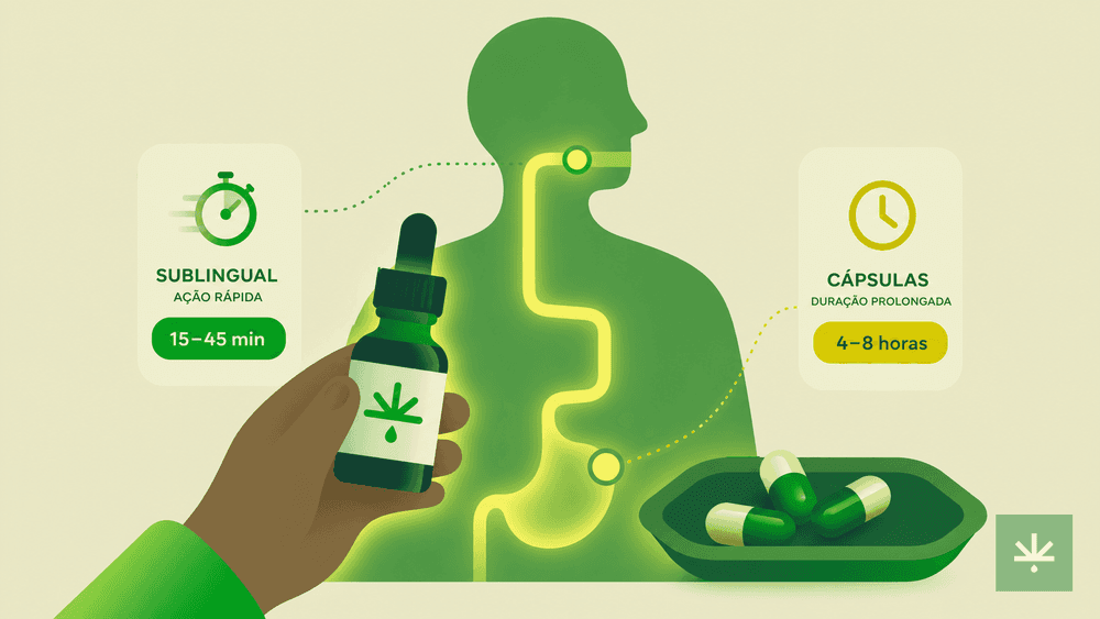 CBD Sublingual ou Cápsulas: Qual a Melhor Forma de Uso?