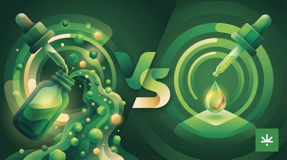 Óleo Full Spectrum vs. Isolado: Qual a Diferença e Qual Escolher? cover image