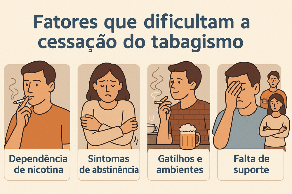 Fatores que dificultam a cessação do tabagismo