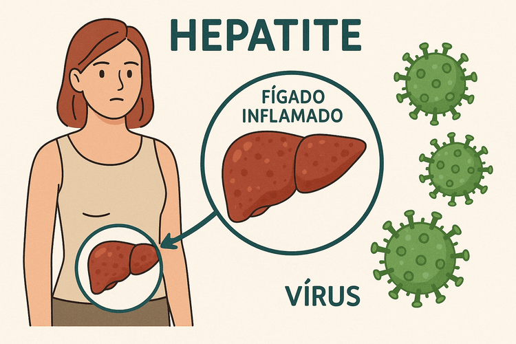 Infográfico o que é Hepatite
