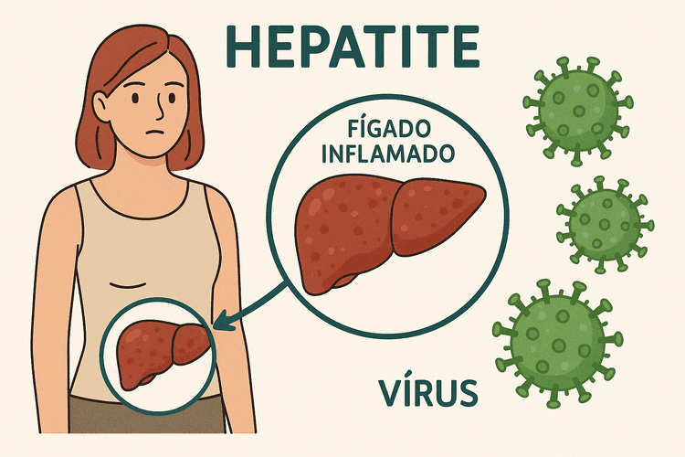 Infográfico o que é Hepatite