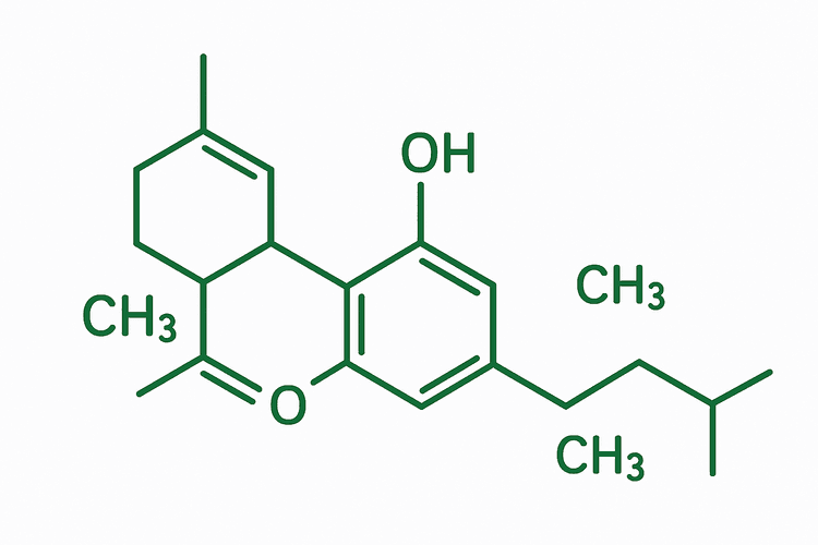 Estrutura Química do THC