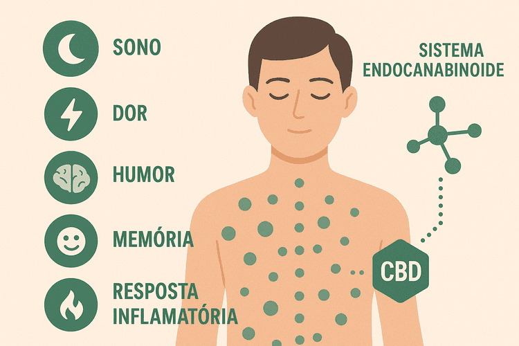 Como o canabidiol atua no corpo?