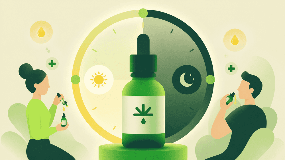 Qual é o melhor horário para tomar CBD? cover image