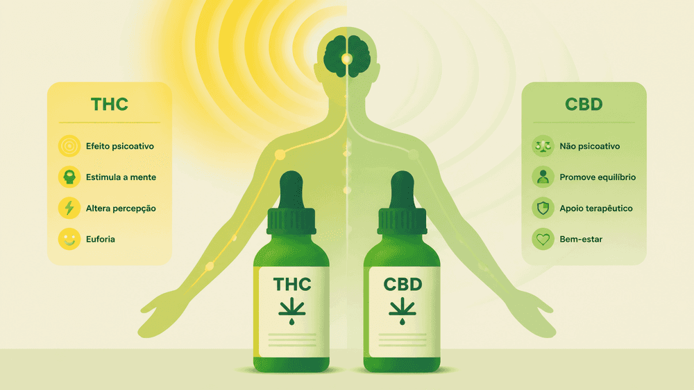 THC x CBD: qual é a diferença? Efeitos e benefícios