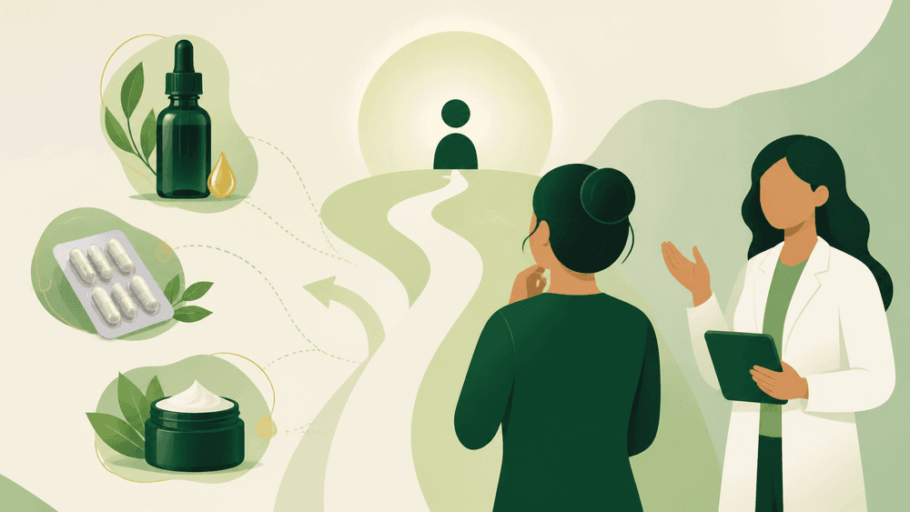 A escolha do produto e o ajuste da dose de CBD devem ser individualizados com acompanhamento profissional.