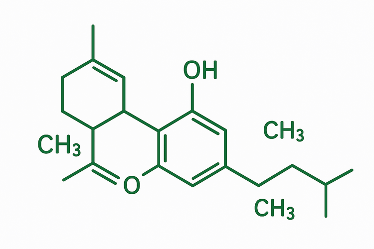 Estrutura Química do THC